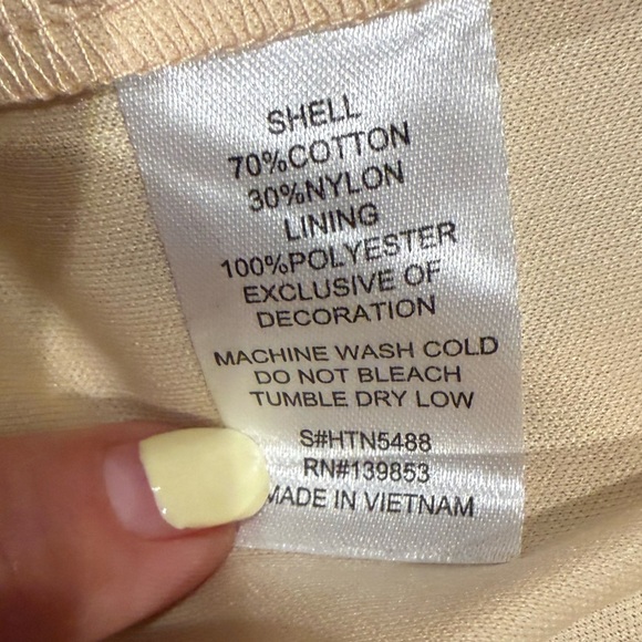 bleuh ciel Lace Ruffle Top in Beige - Picture 9 of 9